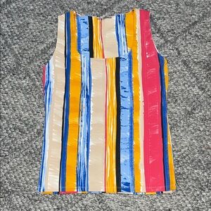 Zara Multicolor Striped Tank Top